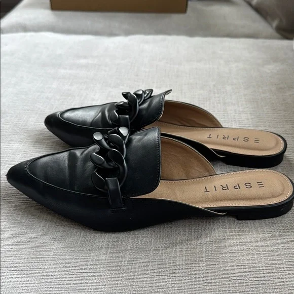 Esprit Black Mules size 7.5 - Picture 4 of 6